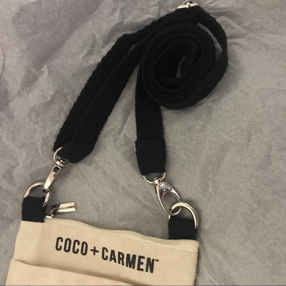 Coco + Carmen Canvas Crossbody Bag Purse - Picture 9 of 9